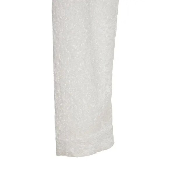 Y/PROJECT WHITE TWISTED LACE L/S TOP, MEDIUM - Picture 11 of 12